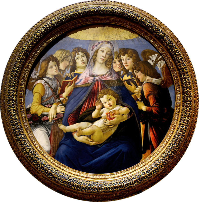 Il melograno - Madonna Della Melagrana di Botticelli