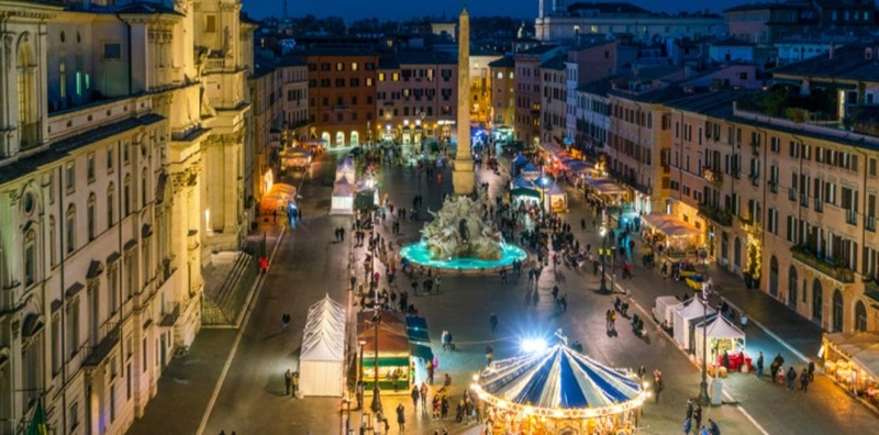 Itinerari di Natale nel Lazio - Piazza Navona e mercatini