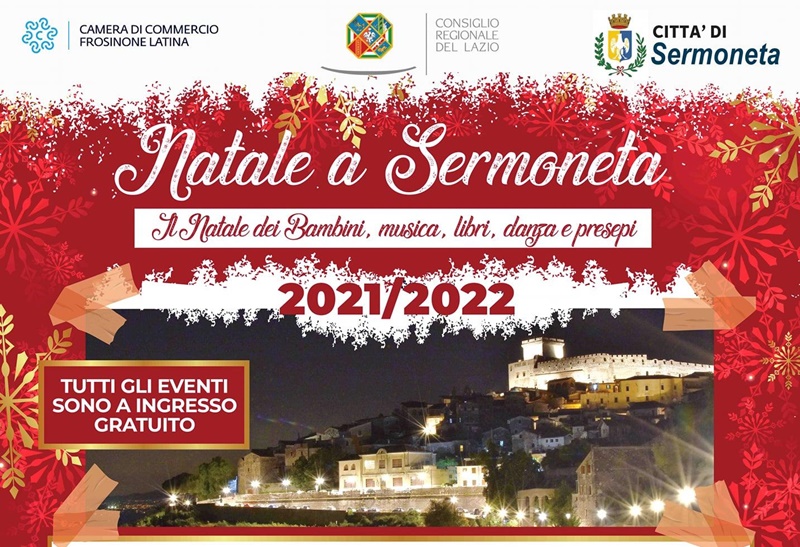 Natale a Sermoneta - Sermoneta e la locandina