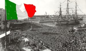 Giorno del ricordo a Latina - Trieste con la folla al porto