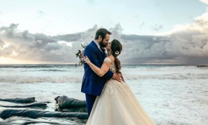Bonus matrimonio - sposi in riva al Mare