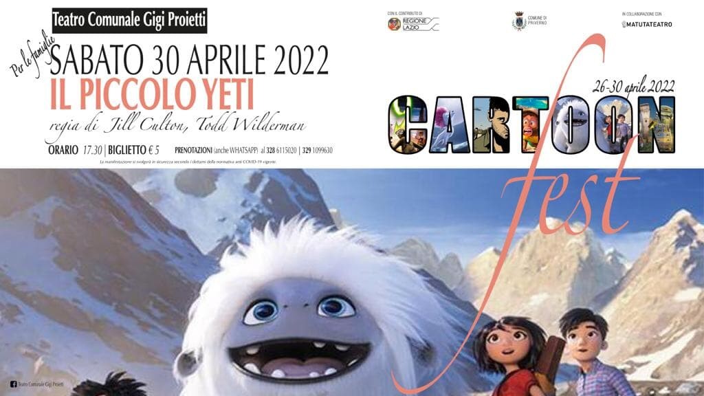 Cartoon Fest a Priverno- Locandina  dei film cartoon