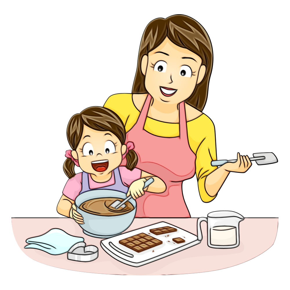 Attribuzione del cognome materno - Mamma E Figlia che cucinano