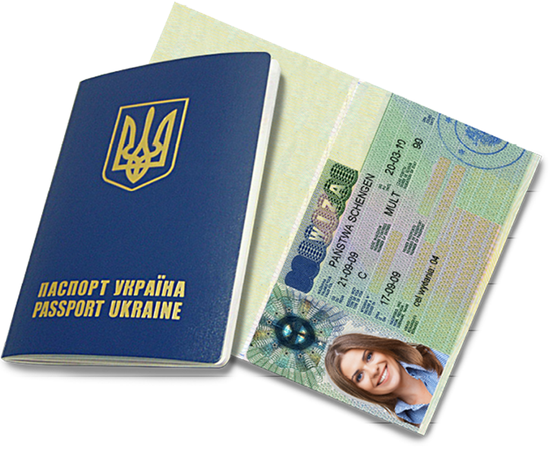 Accoglienza delle famiglie ucraine - Passaporto Ucraino di una giovane
