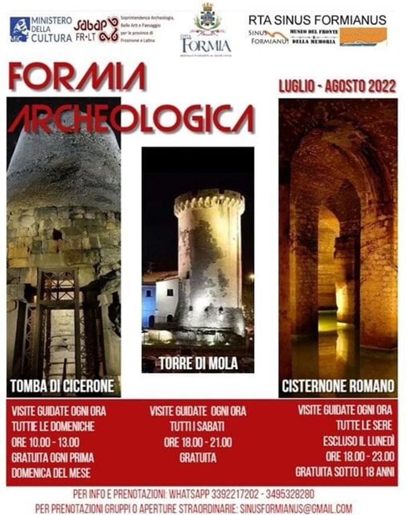 Formia Archeologica  - locandina degli eventi