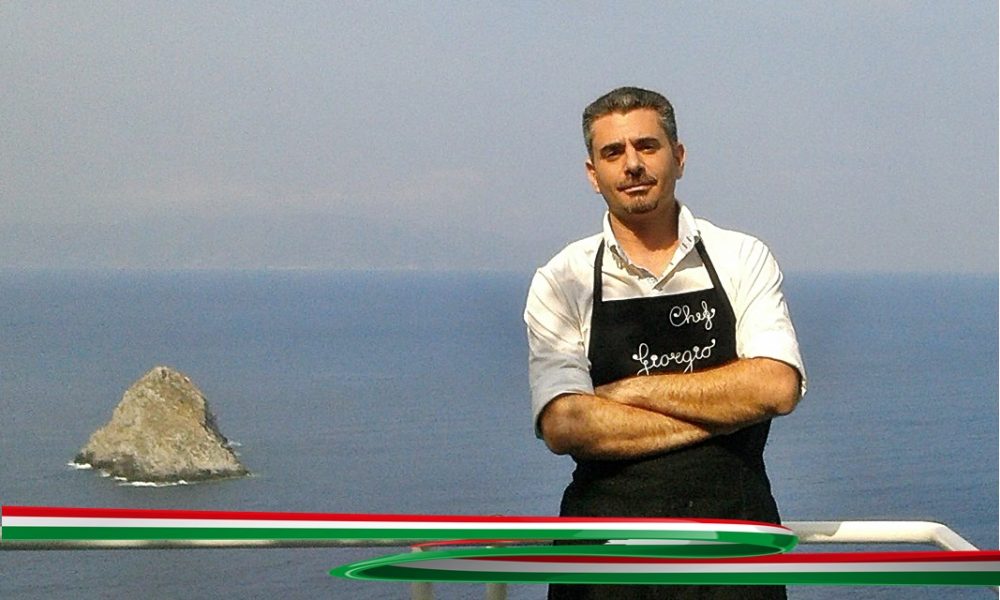 Giorgio Tamburini chef - Cuoco sulla balcionata