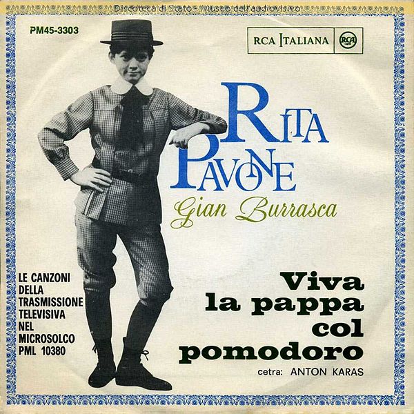La pappa al pomodoro - Quarantacinque Giri Di Rita Pavone e canzone