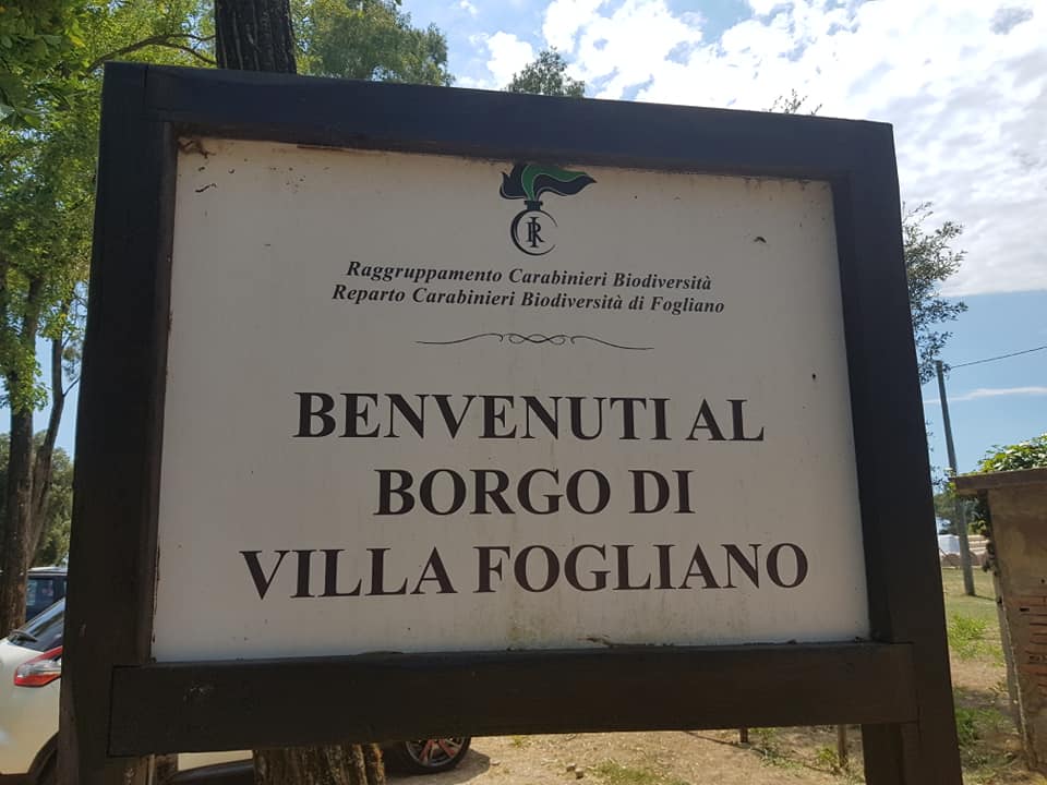 Biodiversità a Fogliano - Tabella di benvenuto