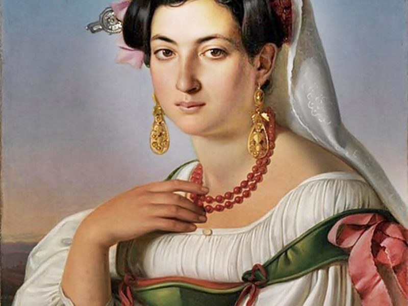 Vittoria Caldoni - ritratto in costume
