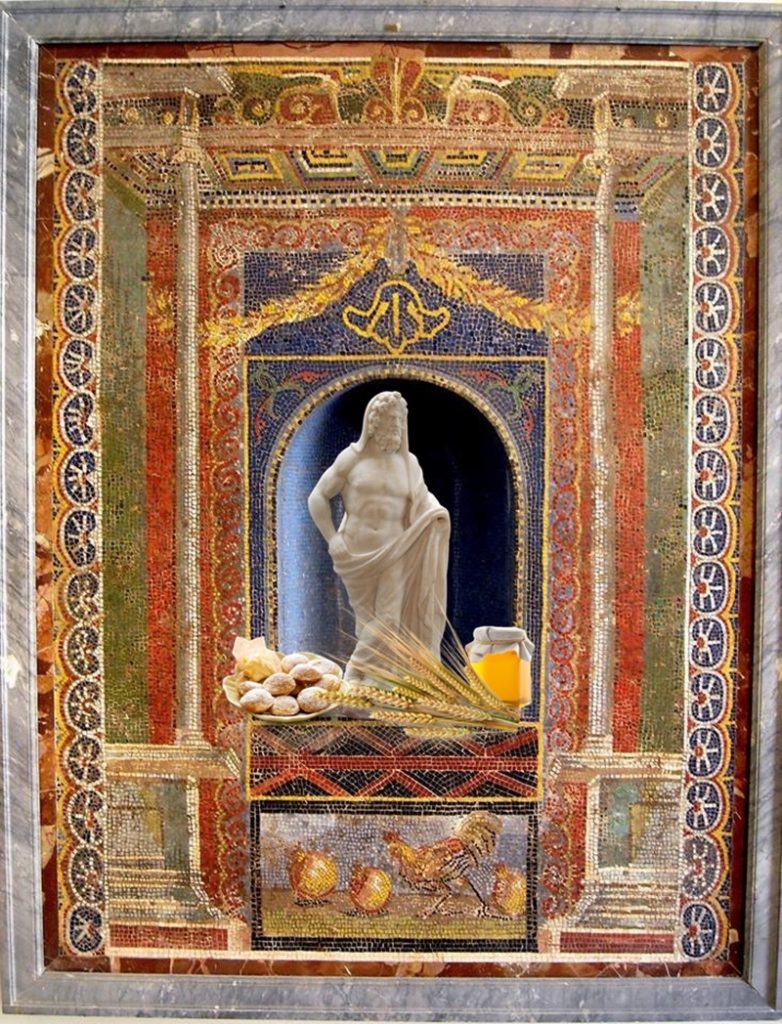 ll culto dei defunti dei Romani- Sileno e altare votivo