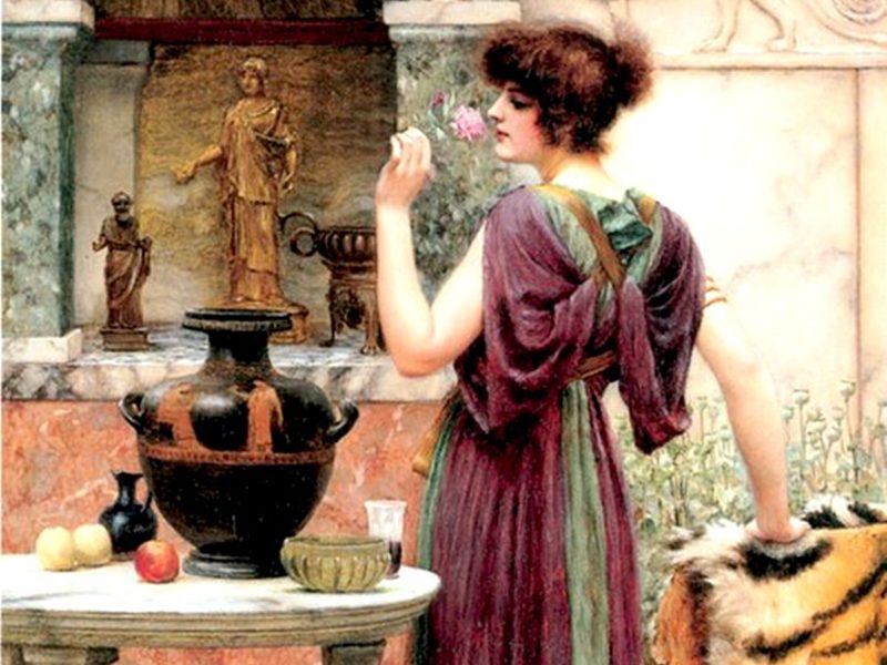 ll culto dei defunti dei Romani - Culto Dei Lari in un dipinto
