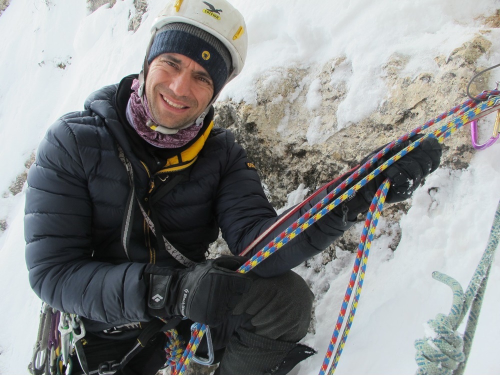 Daniele Nardi - Nardi che arrampica