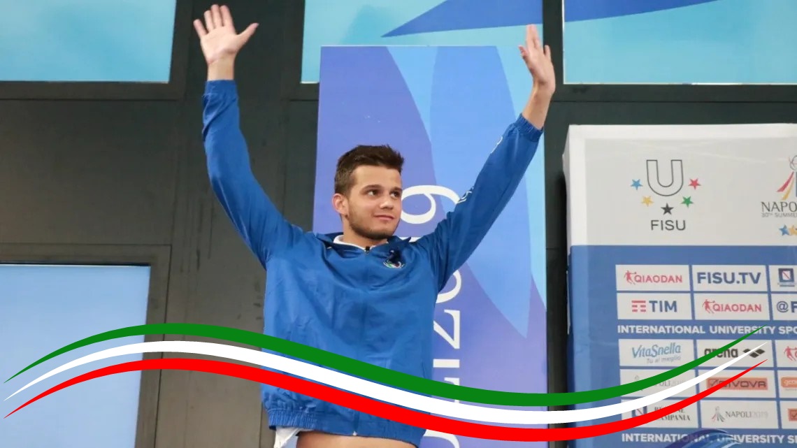 Medaglia di bronzo pontina con Matteo Ciampi itLatina