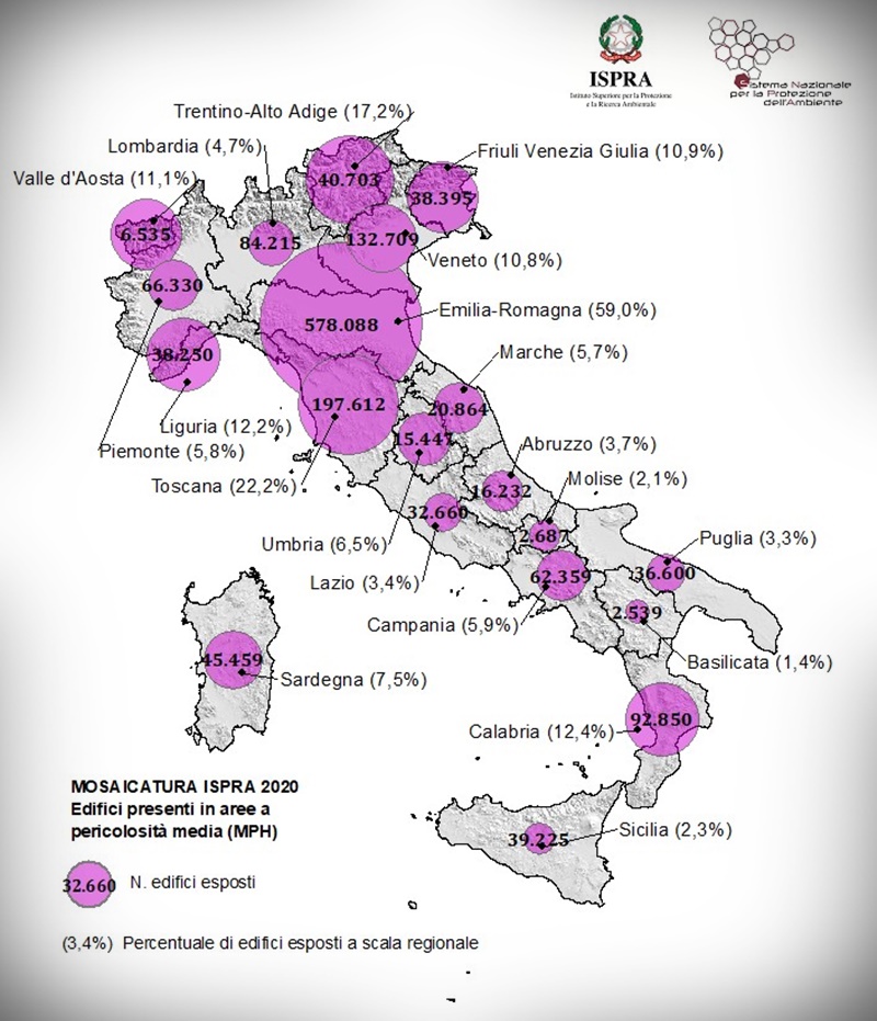ISPRA - Dissesto Idrogeologico in Italia
