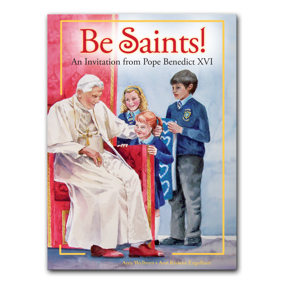 Fumetto - Fumetto Di Papa Benedetto con dei bambini