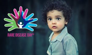 Giornata mondiale delle malattie rare - bambino con occhi scuri