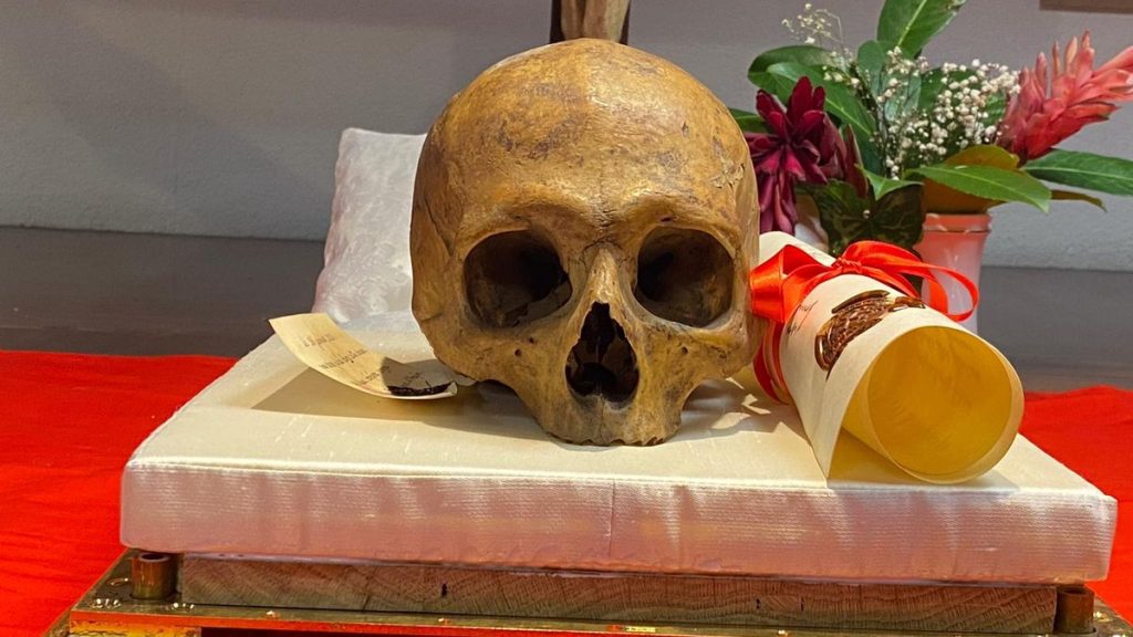 San Tommaso d’Aquino ha due crani - Cranio Francese a Tolosa