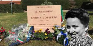 Giardino dedicato a Norma Cossetto a Latina- Giardino di Norma Cossetto con lapide
