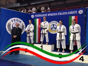 Elena Gargiulo - Karate Gargiulo podio