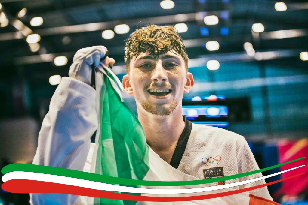 Dennis Baretta medaglia d’oro - con il tricolore