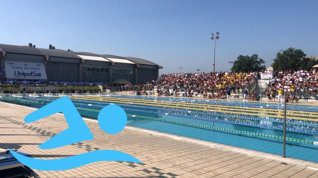 Polisportiva Slim Nuoto di Cisterna- Riccione dove si sono svolte le gare