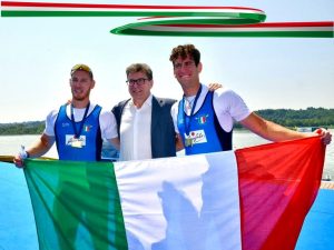 Coppa del mondo di Canottaggio - Tricolore in riva al mare