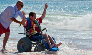 Spiagge accessibili per disabili - pedalò per disabili