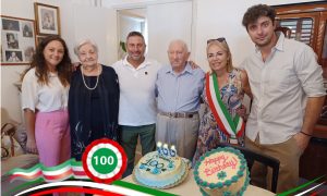 Antonio Gnasso compie 100 anni- Tesone D'alfonso Tripodi Gnasso in foto