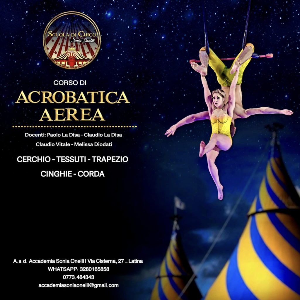 Scuola di circo a Latina- Locandina Circo pontino
