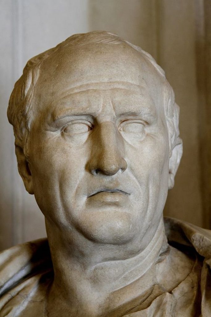 Il mistero della tomba di Tullia- Marco Tullio Cicerone in un mezzo busto