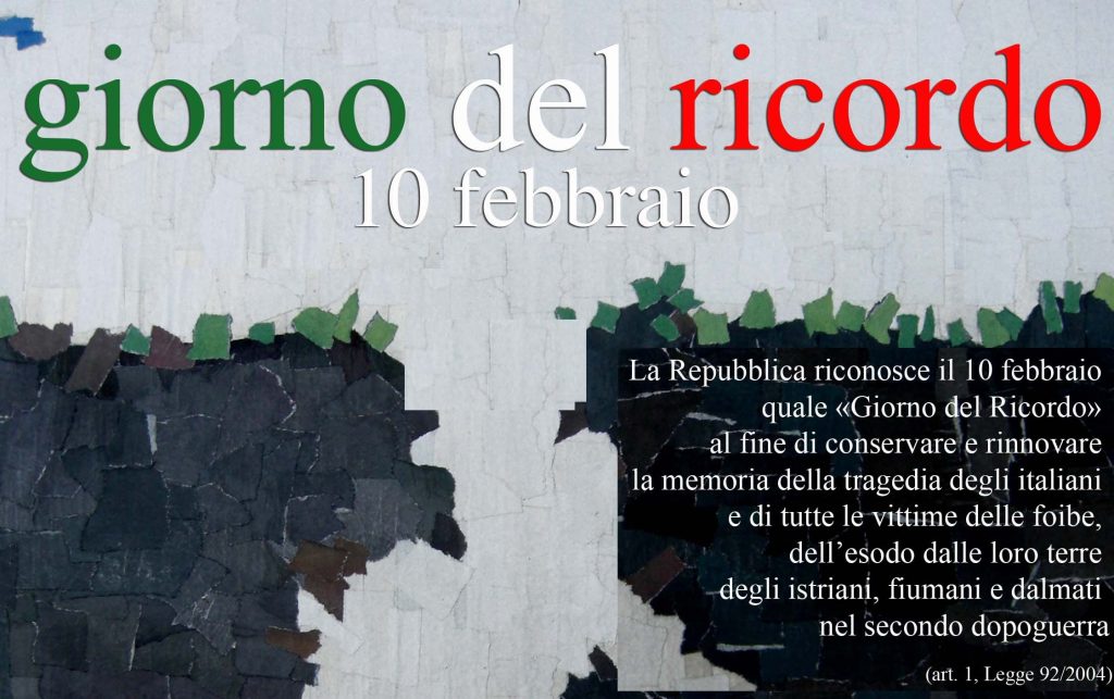 Giorno del ricordo a Latina, in un territorio che sabato 10 febbraio, ha un importante programma da condividere con tutta la cittadinanza, 
 - Memoria in foto