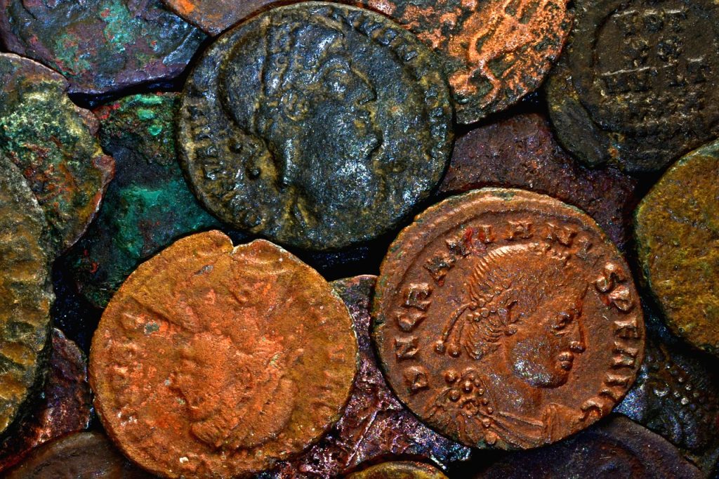 Reperti archeologici pontini trAFUGATI Monete Romane