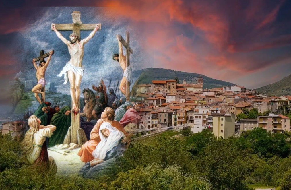 Venerdì santo a Sezze - Crocefissione in foto