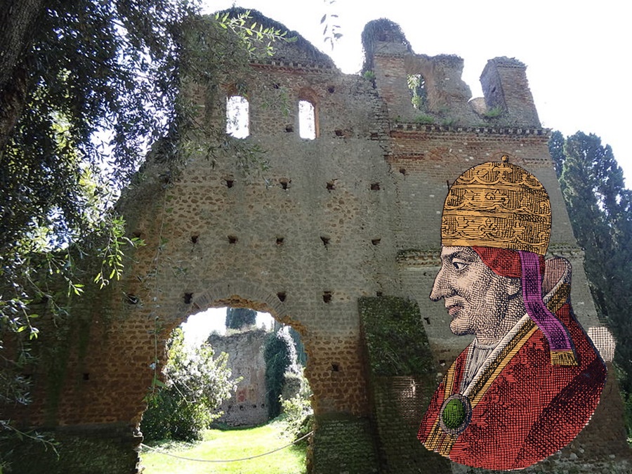 Alessandro III consacrato a Ninfa- Ninfa Papa Alessandro Iii in foto