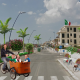 लैटिना समुद्र तट पर संगीत - लैटिना में फूलों वाली सड़क