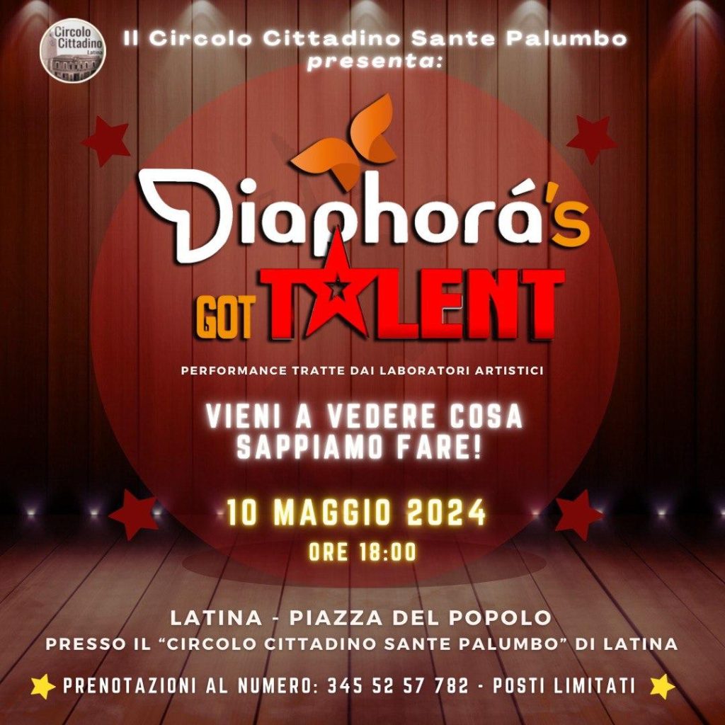 Diaphorà’s Got Talent a Latina - locandina