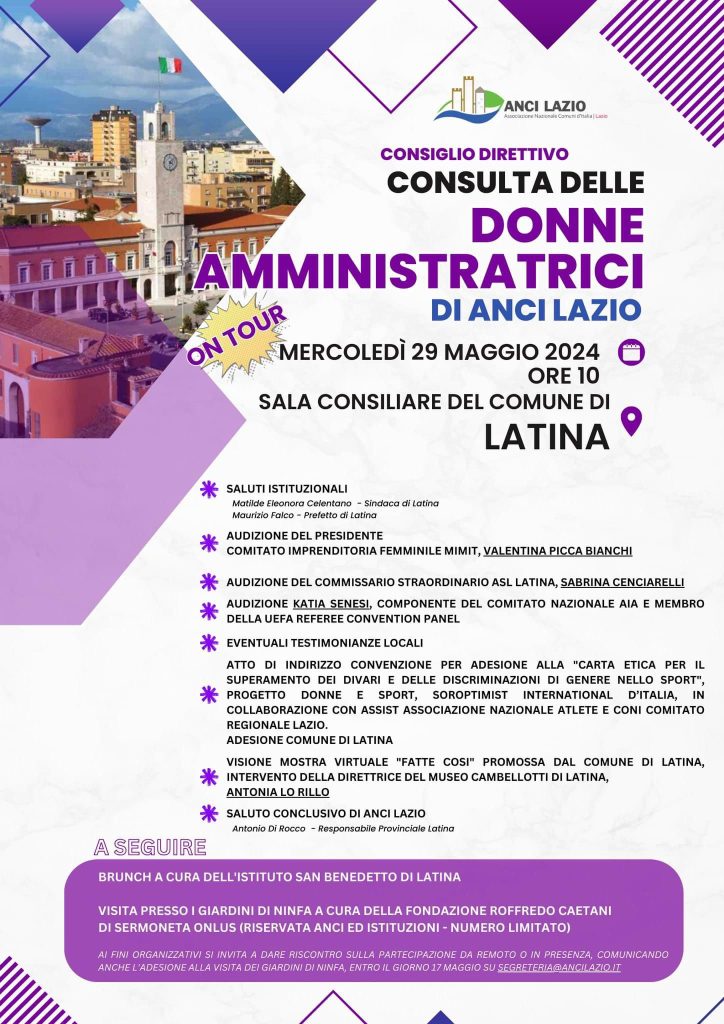 Simona Mulè, Vice Coordinatrice regionale della Consulta della Donne Amministratrici. - Locandina 1