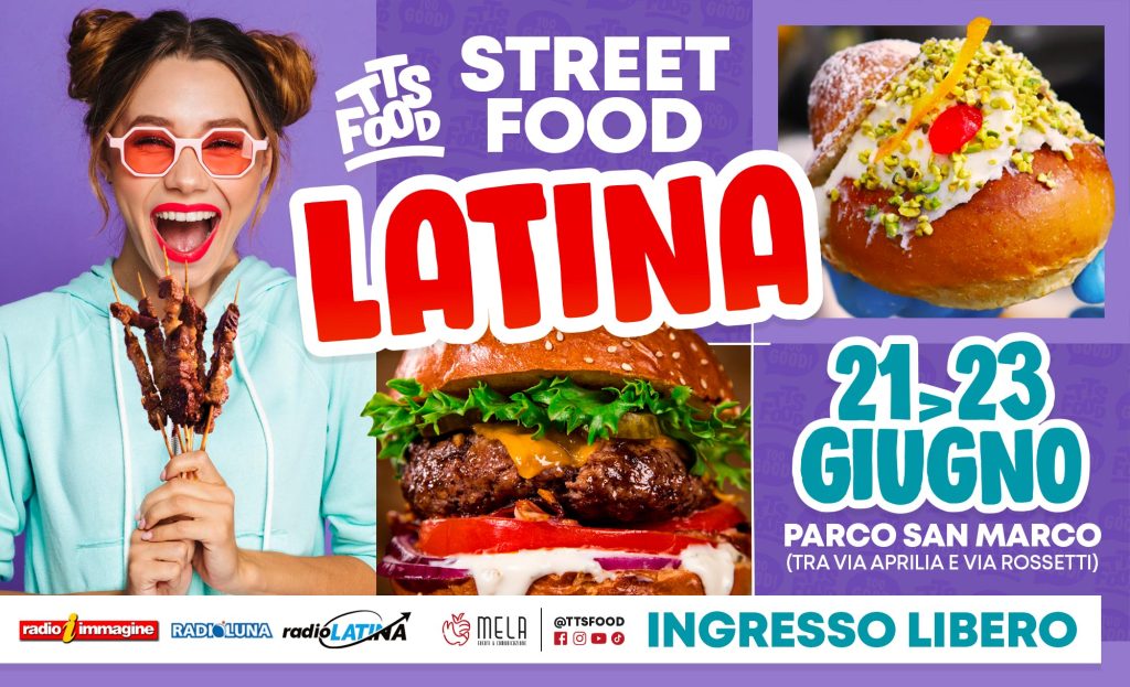 Street Food a Latina - Locandina Evento Sito Latina in foto