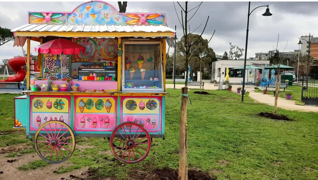 Chiosco bar al Parco San Marco - Parco San Marco e chiosco a Latina