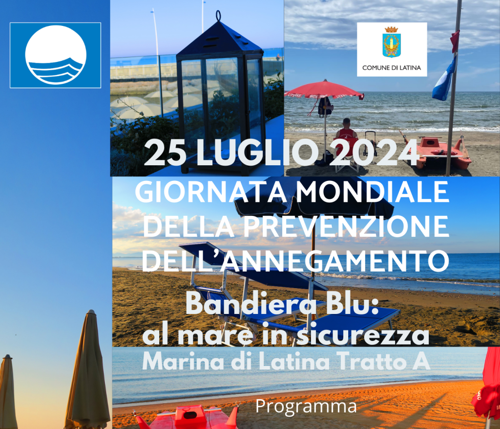 Bandiera blu mare in sicurezza - Locandina Uno