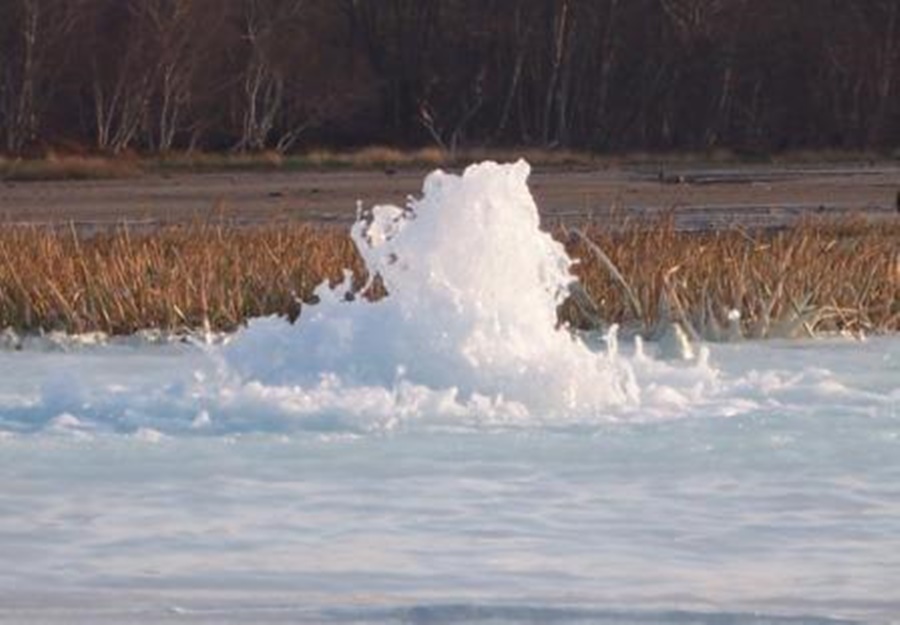 Un geyser nel Lazio - 