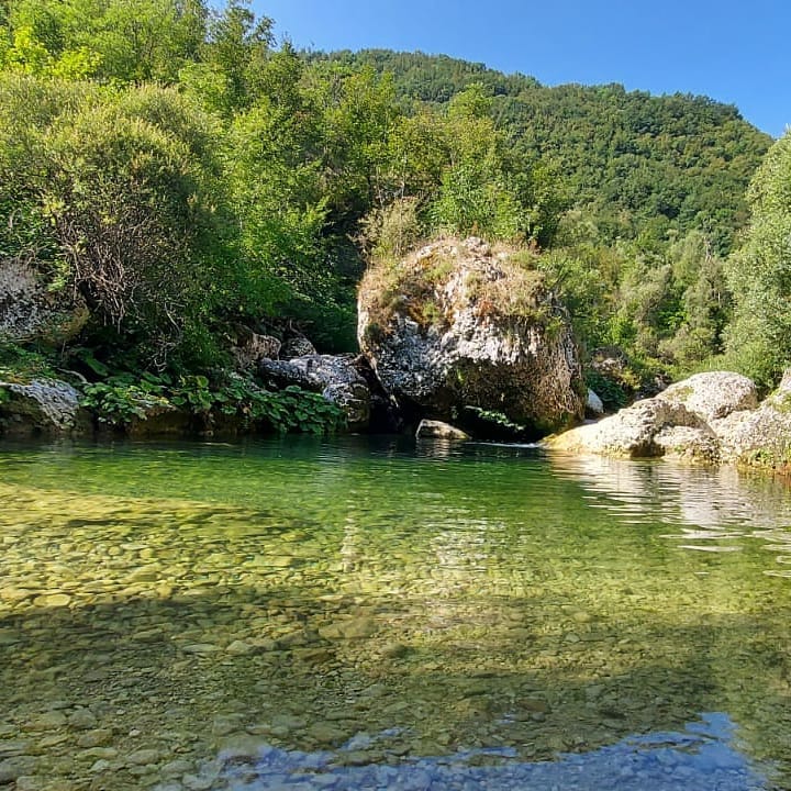 Fiume Rio Petescia- Lago in foto