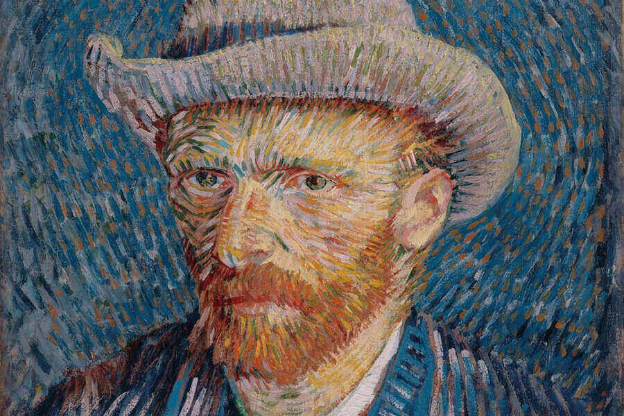 mostra di Van Gogh - Ritratto