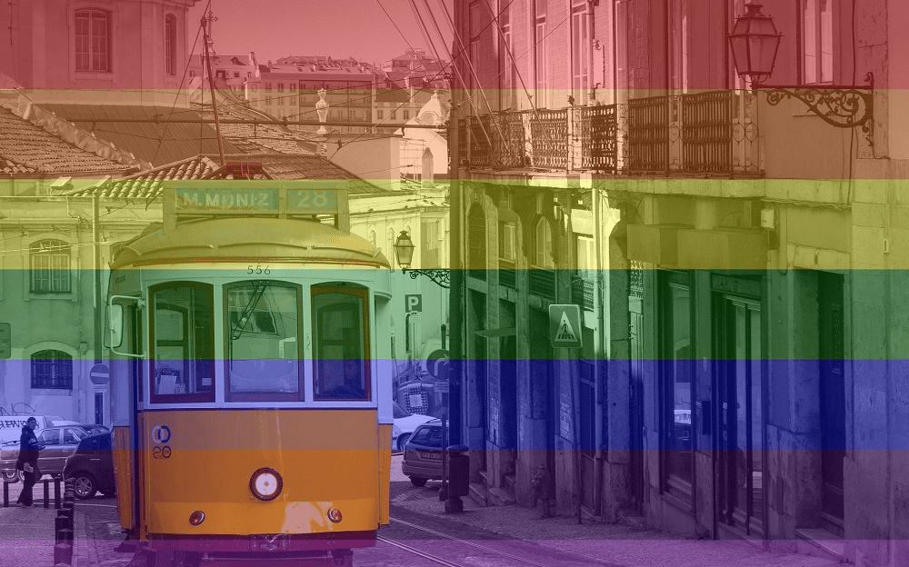 Lisbona Meta Gay - Bandiera arcobaleno