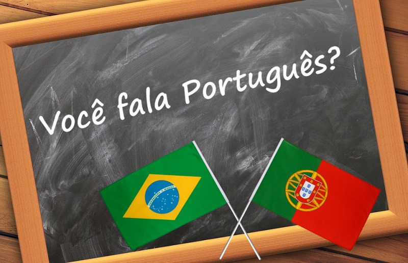 Imparare Il Portoghese - lavagna con scritta in portoghese