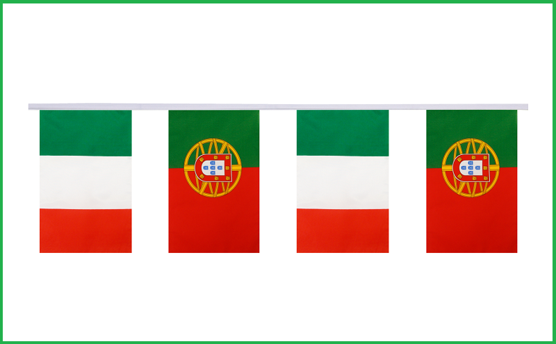 Bandiere Italiana E Portoghese