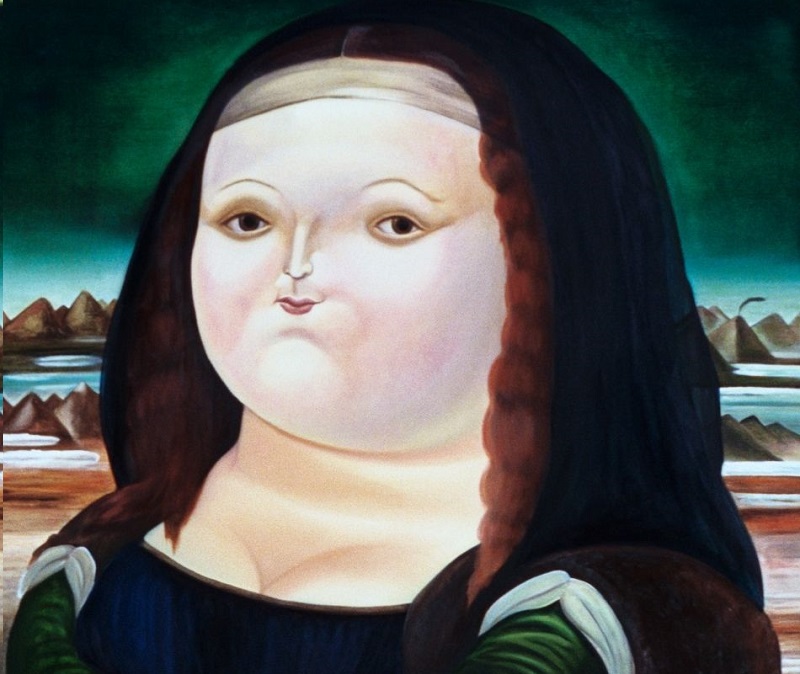 Maternità di Botero - la Mona Lisa dipinta dal pittore colombiano