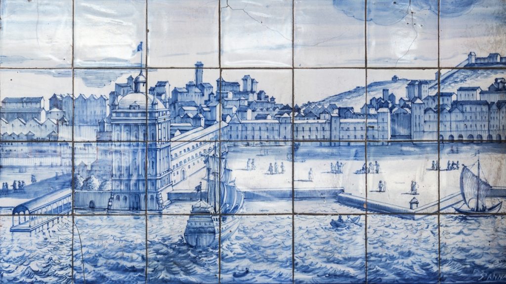 Vista di Lisbona nel Settecento