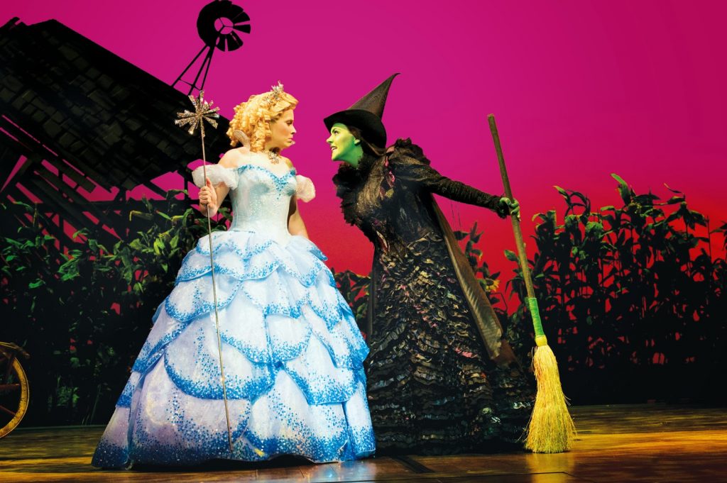 Uno spezzone di Wicked sul palco