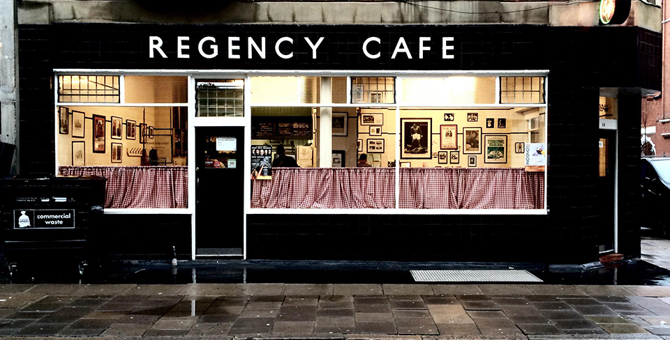 colazione inglese a Londra- immagine del Regency Cafe